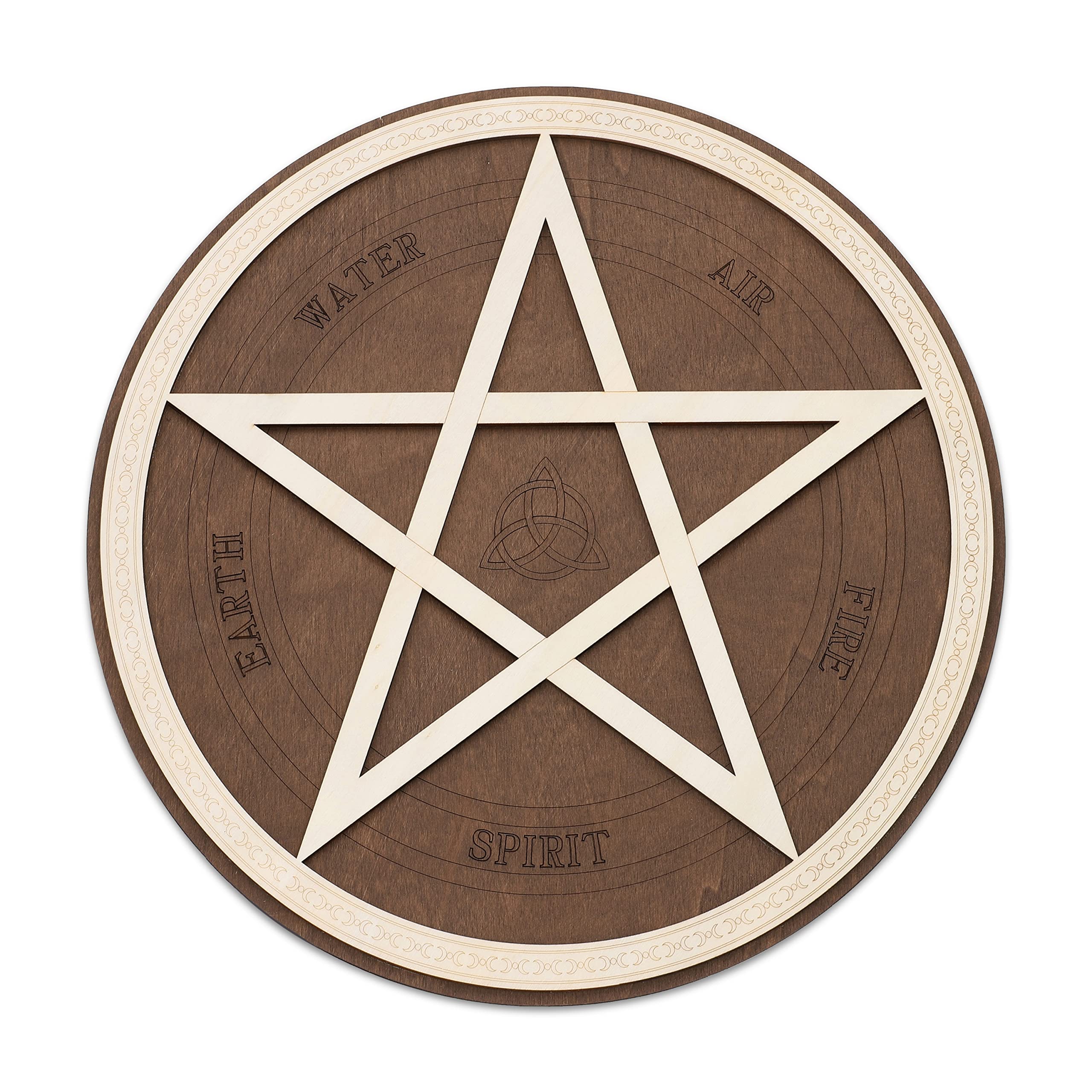 Amazon.com: Fourth Level MFG 12” 2-Layer Pentagram Star, Sacred